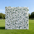 🔥[Hot sale]🔥 Roll Up Fabric Artificial Flower Wall Wedding Backdrop, Floral Party Decor, Event Photography