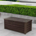 150 Gallon Resin Large Deck Box Organization and Storage Box for Patio, Outdoor Cushions, Garden Tools