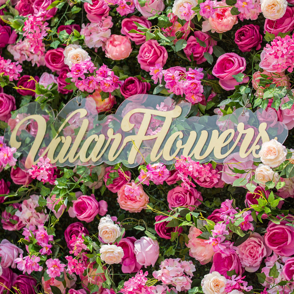 🔥[Hot sale]🔥 Radiant and Enchanting Multishade Pink Artificial Flower Backdrop by