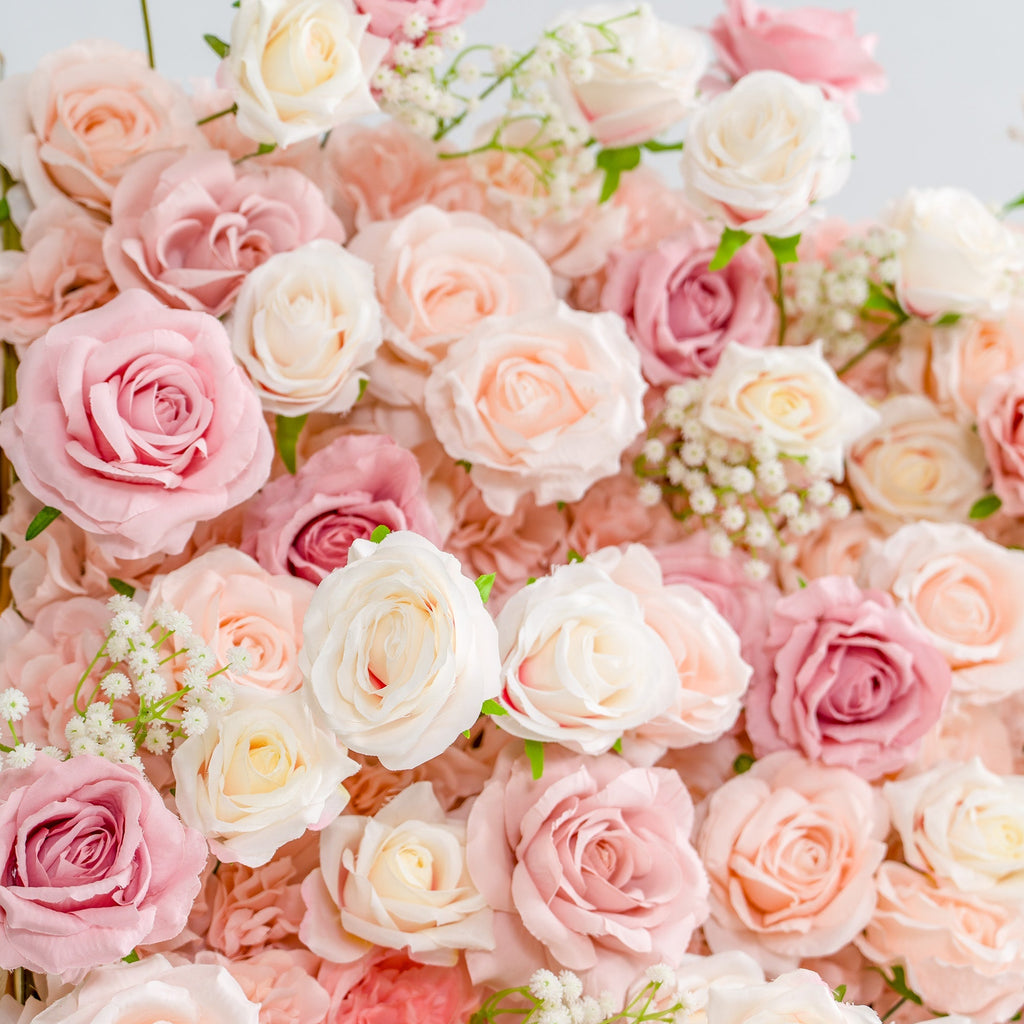 🔥[Hot sale]🔥 Delightful and Enchanting Blush - Toned Artificial Flower Backdrop by