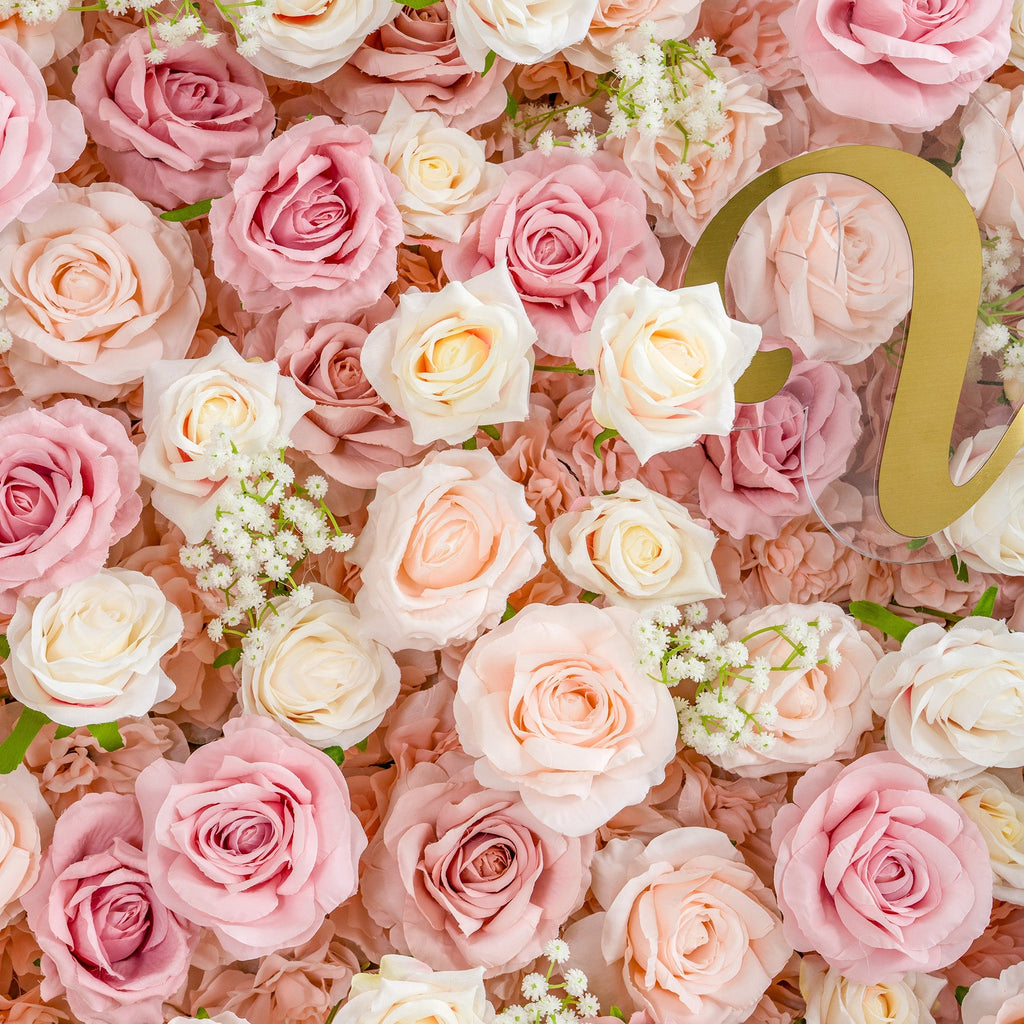 🔥[Hot sale]🔥 Delightful and Enchanting Blush - Toned Artificial Flower Backdrop by