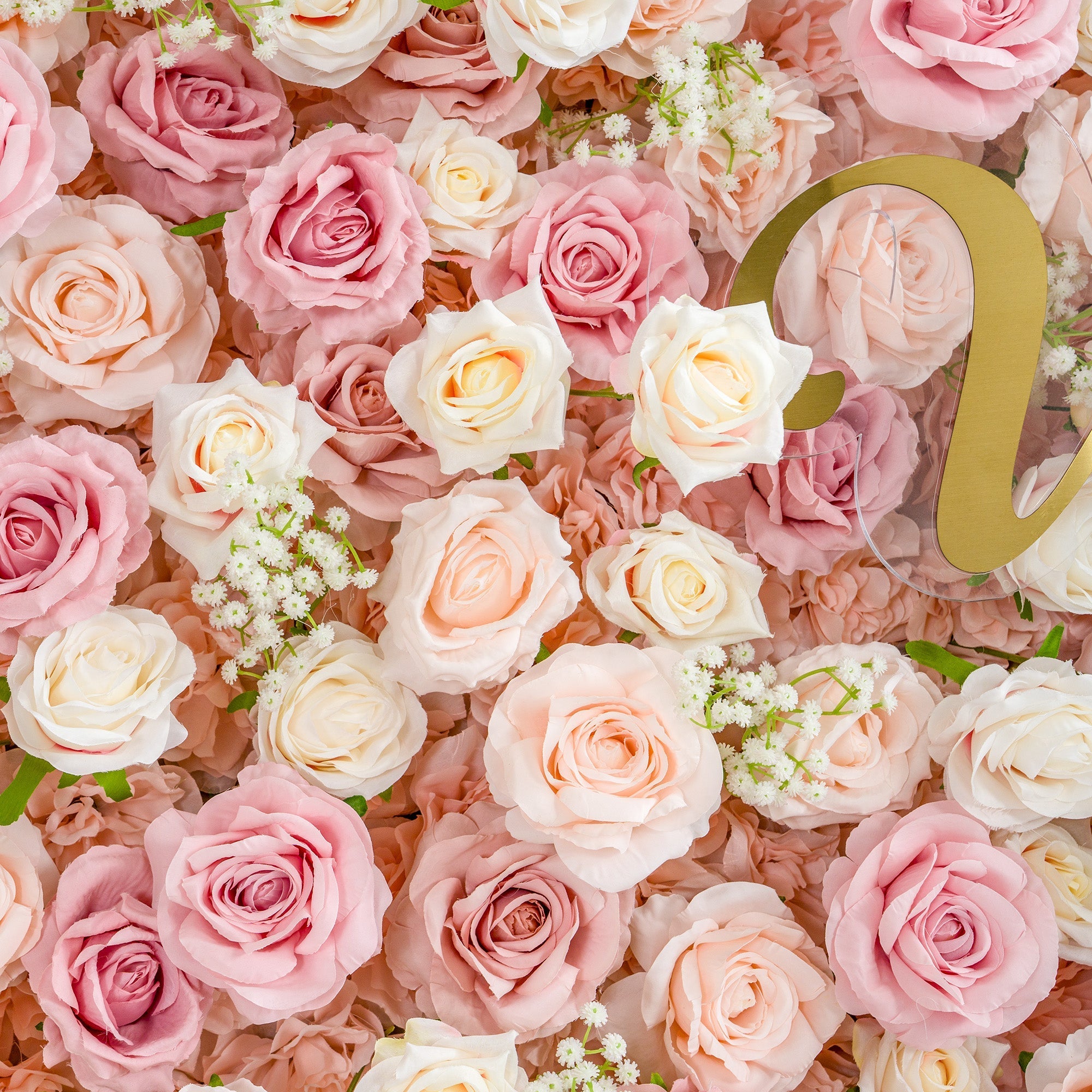 🔥[Hot sale]🔥 Delightful and Enchanting Blush - Toned Artificial Flower Backdrop by