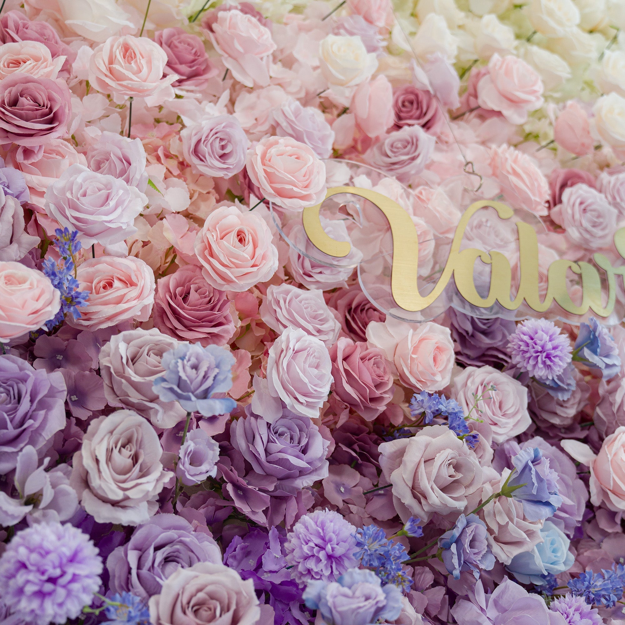 🔥[Hot sale]🔥 5D Ombre Rainbow Artificial Flower Backdrop: A Breathtaking Floral Masterpiece for Events