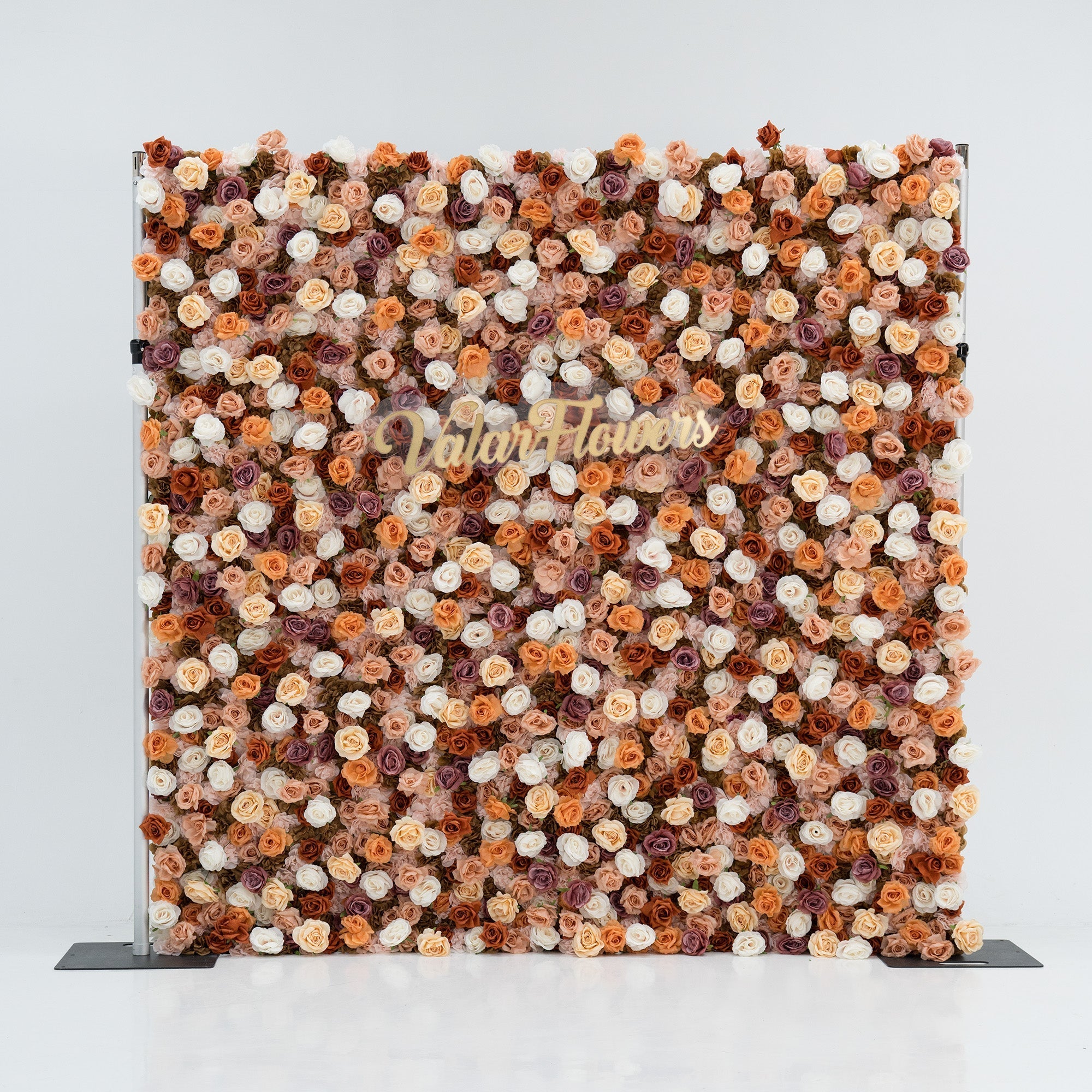🔥[Hot sale]🔥 3D Autumn - Toned Floral Wall Backdrop: Warm & Luxurious Event Centerpiece
