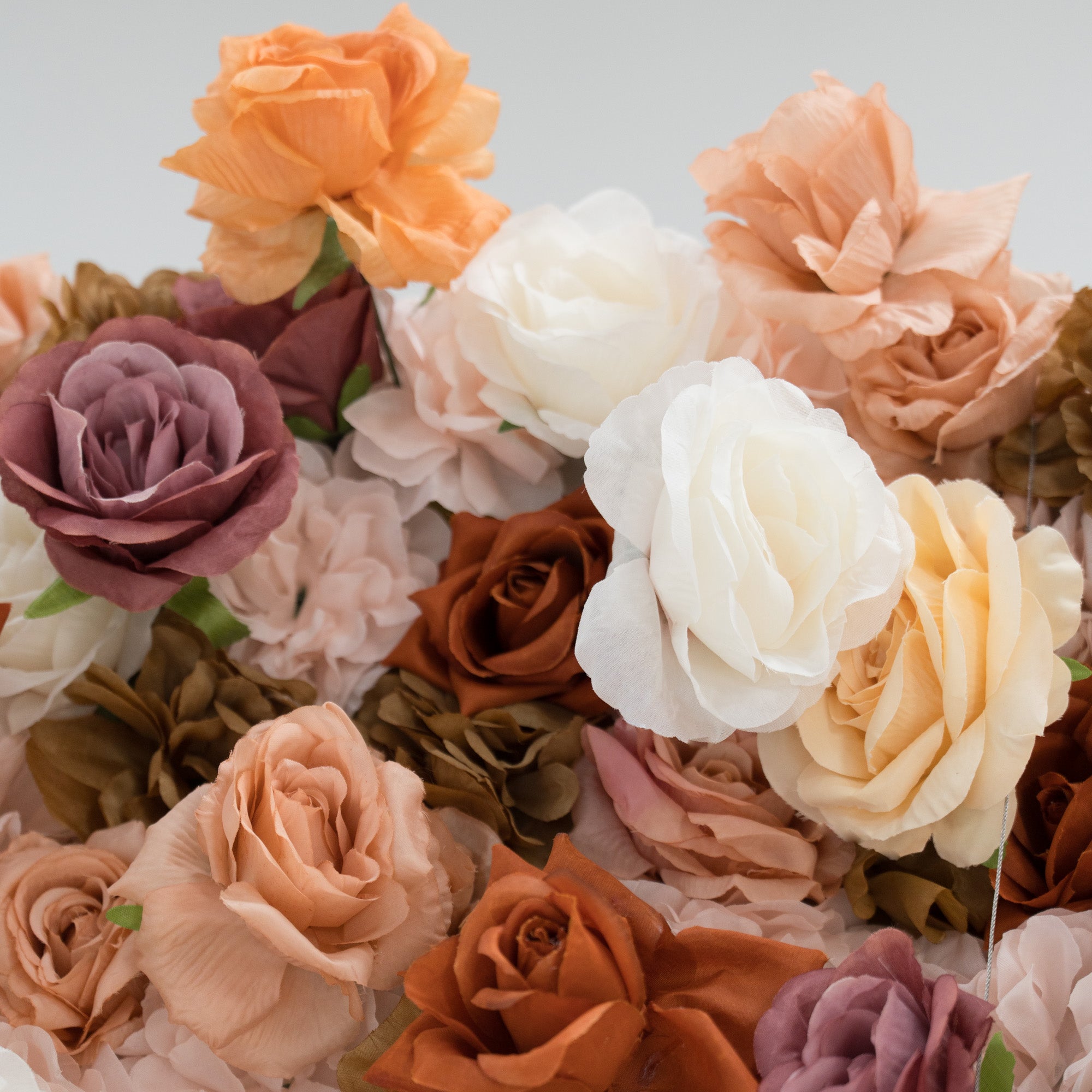 🔥[Hot sale]🔥 3D Autumn - Toned Floral Wall Backdrop: Warm & Luxurious Event Centerpiece