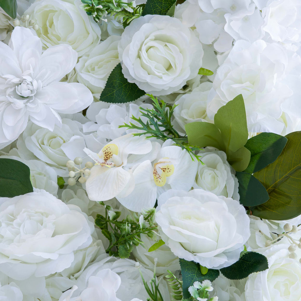 🔥[Hot sale]🔥 Roll Up Fabric Artificial Flower Wall Wedding Backdrop, Floral Party Decor, Event Photography